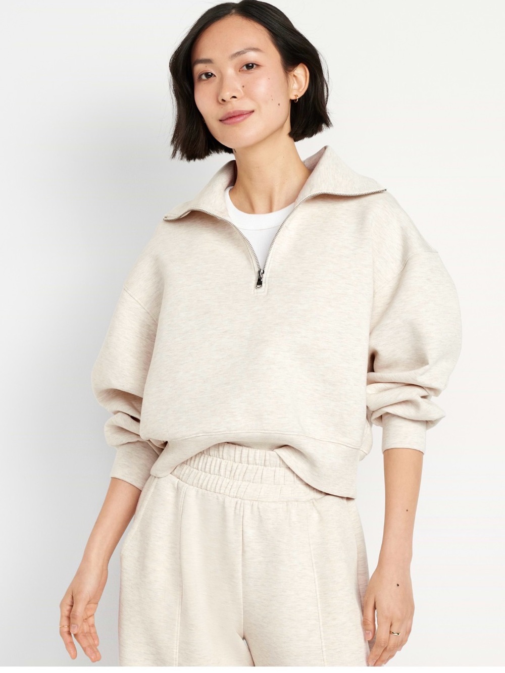 NWT Old Navy Bounce Fleece Half-Zip Pullover Sweatshirt - women’s 2x